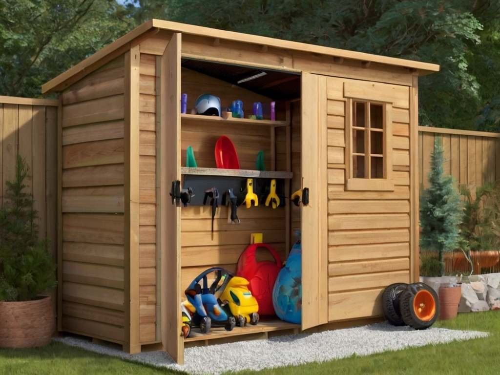 DIY Outdoor Toy Storage Shed: Organize Your Space with Creative Ideas