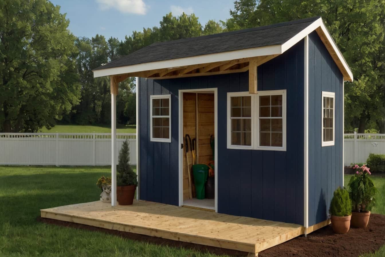 Transform Your Backyard with a 10 x 12 Shed with Porch