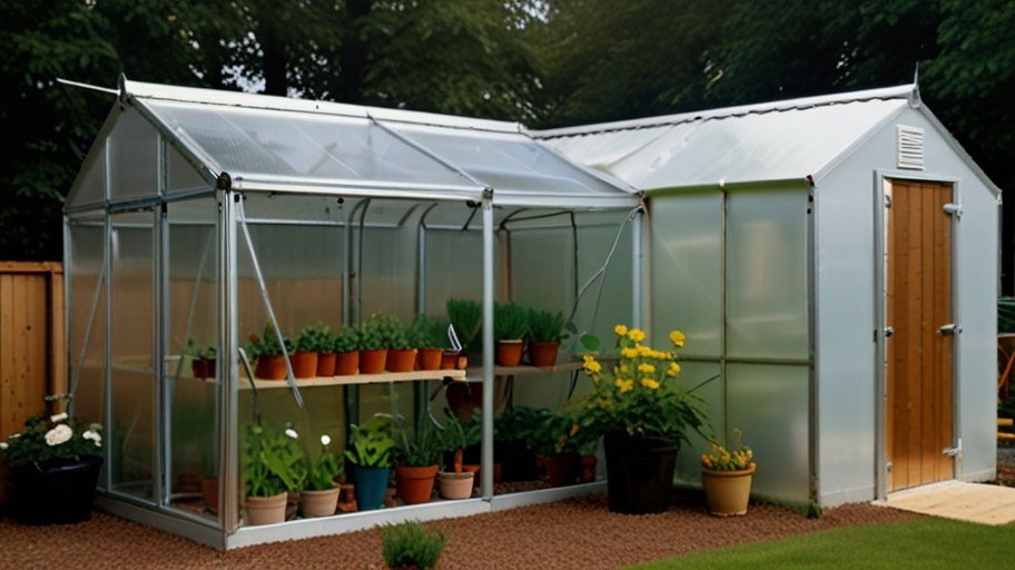 Perfect Solution for Gardeners: The Greenhouse Storage Shed